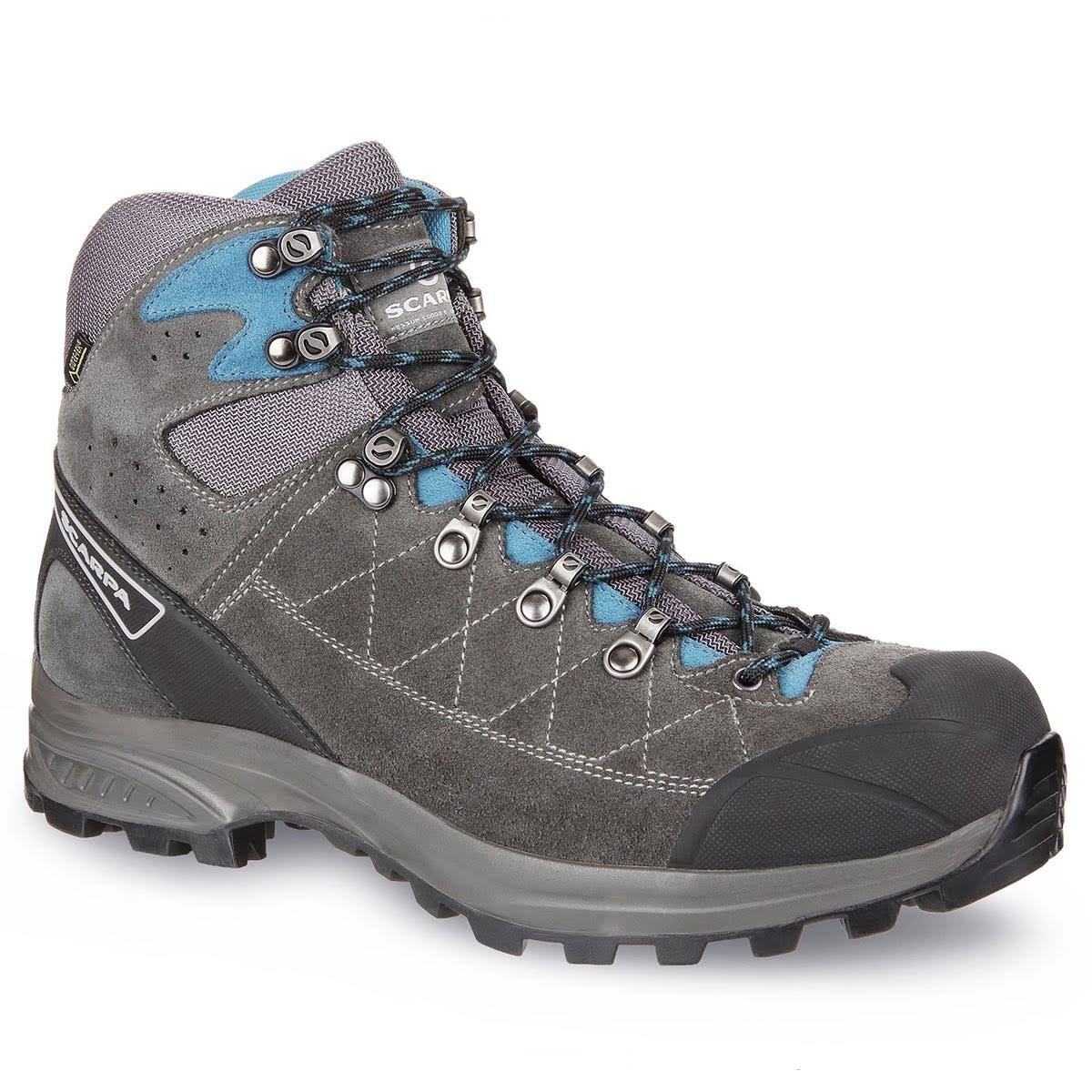Wide Men's Shark Grey/Lake Blue Hiking Boots X7148