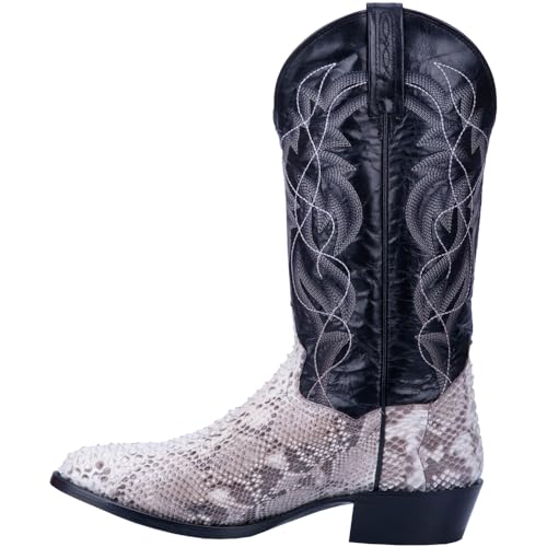 Men's Python Round Toe Western Boot D8553