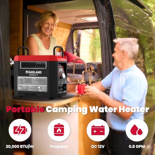 1lb Propane Portable Water Heater with Pump U299924