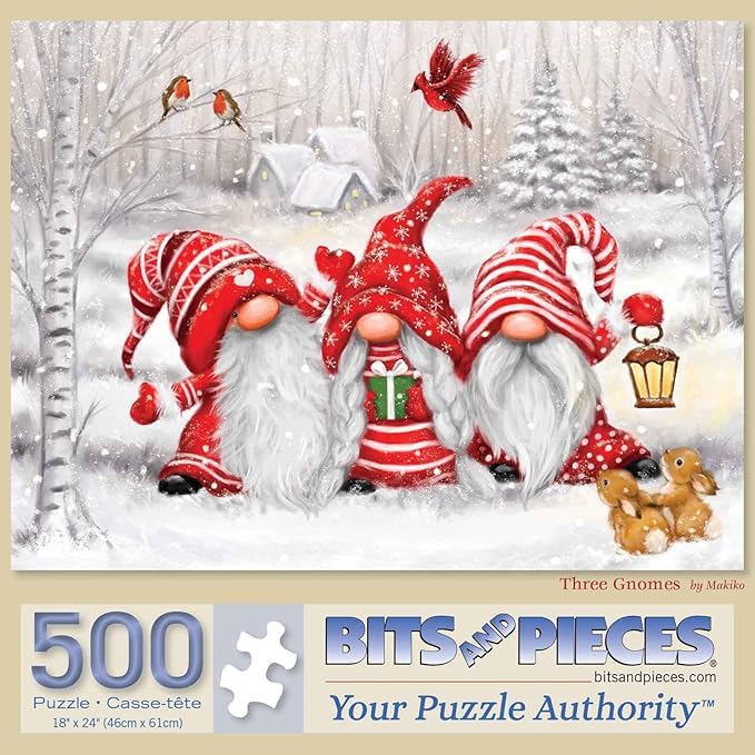 Large 500 Piece Jigsaw Puzzle, 18" x 24" L7578