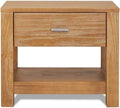 Solid Wood 1-Drawer Nightstand I61080