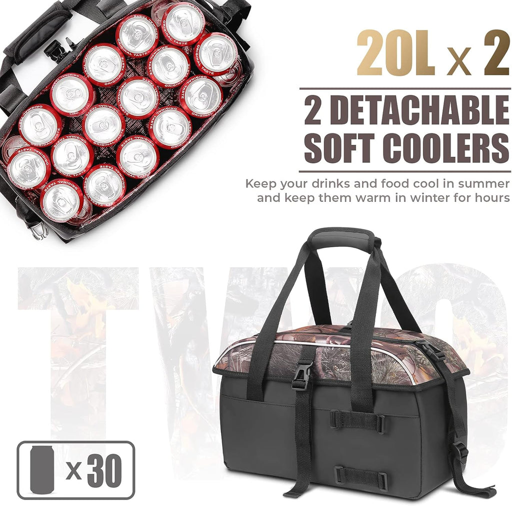 Camo Water-Resistant ATV Cargo Bag with Cooler J37149