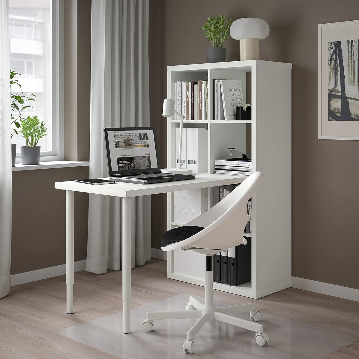White Table Top 100x60 cm Q726