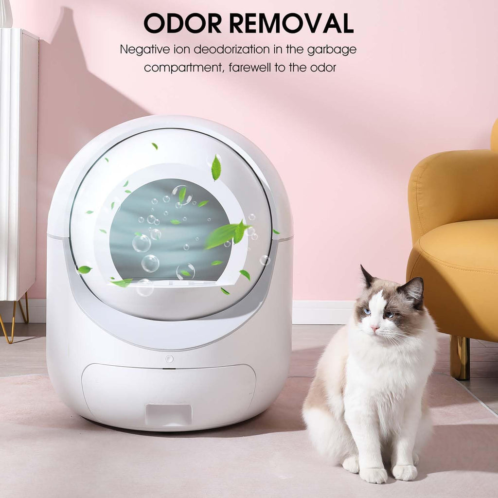 Automatic Self Cleaning Litter Box with Odor Removal and APP Control F468731