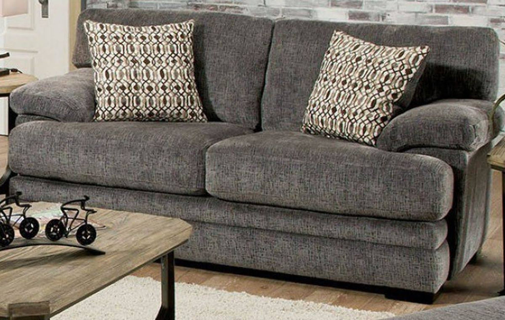 Gray Loveseat U603188