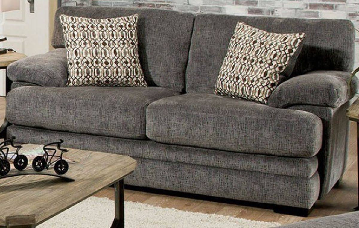 Gray Loveseat U603188
