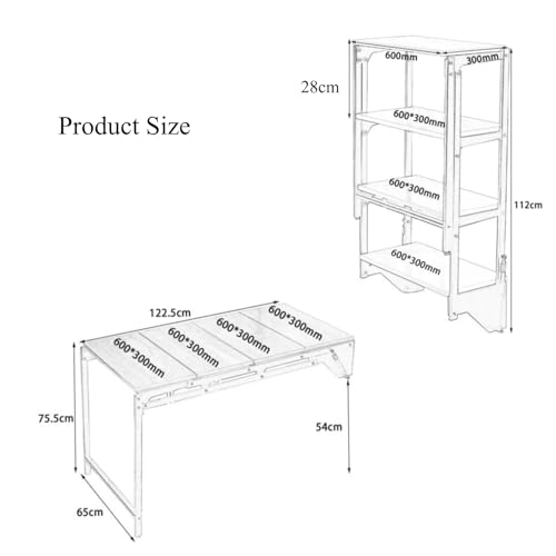 Wall-Mounted Drop-Leaf Table X636589
