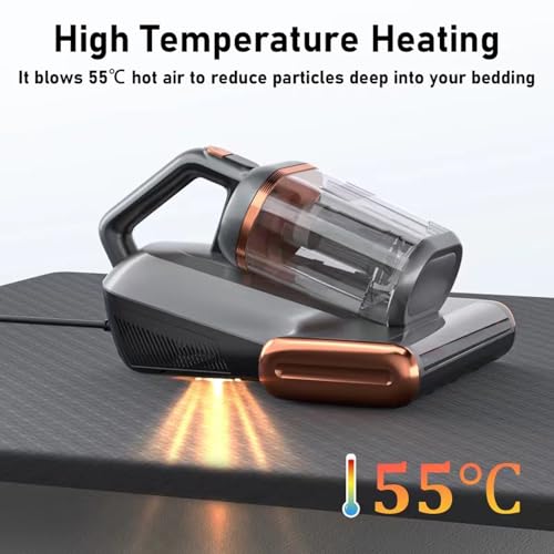 400W 15Kpa Suction Double-Cup Bed Vacuum Cleaner with UV & Ultrasonic J246