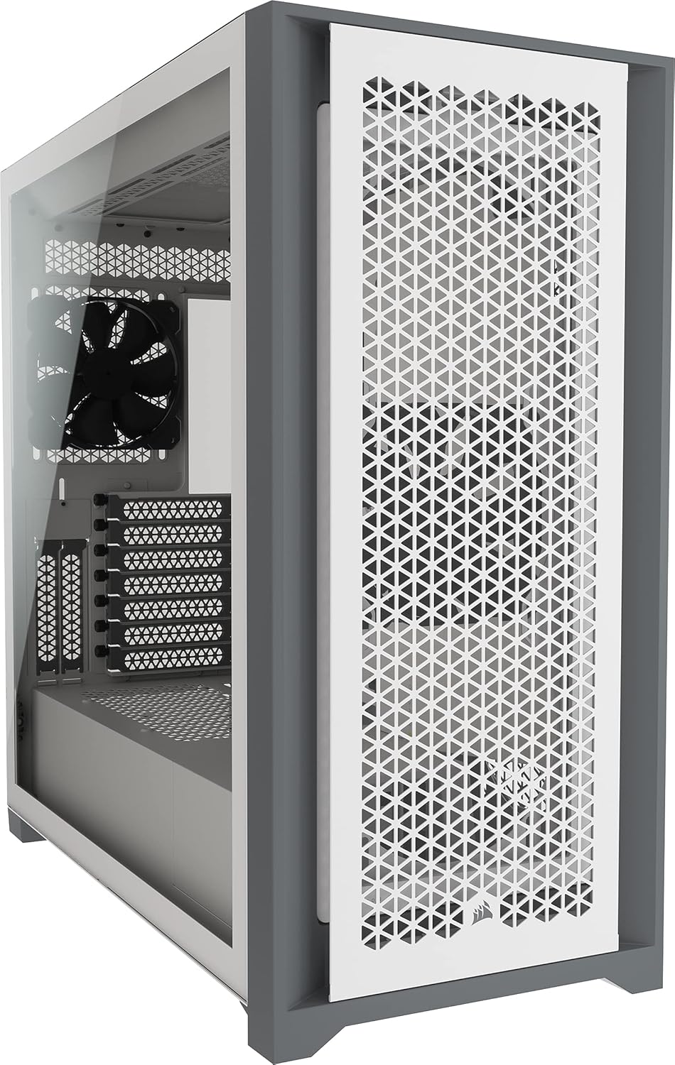 White Tempered Glass Mid-Tower ATX PC Case R98492