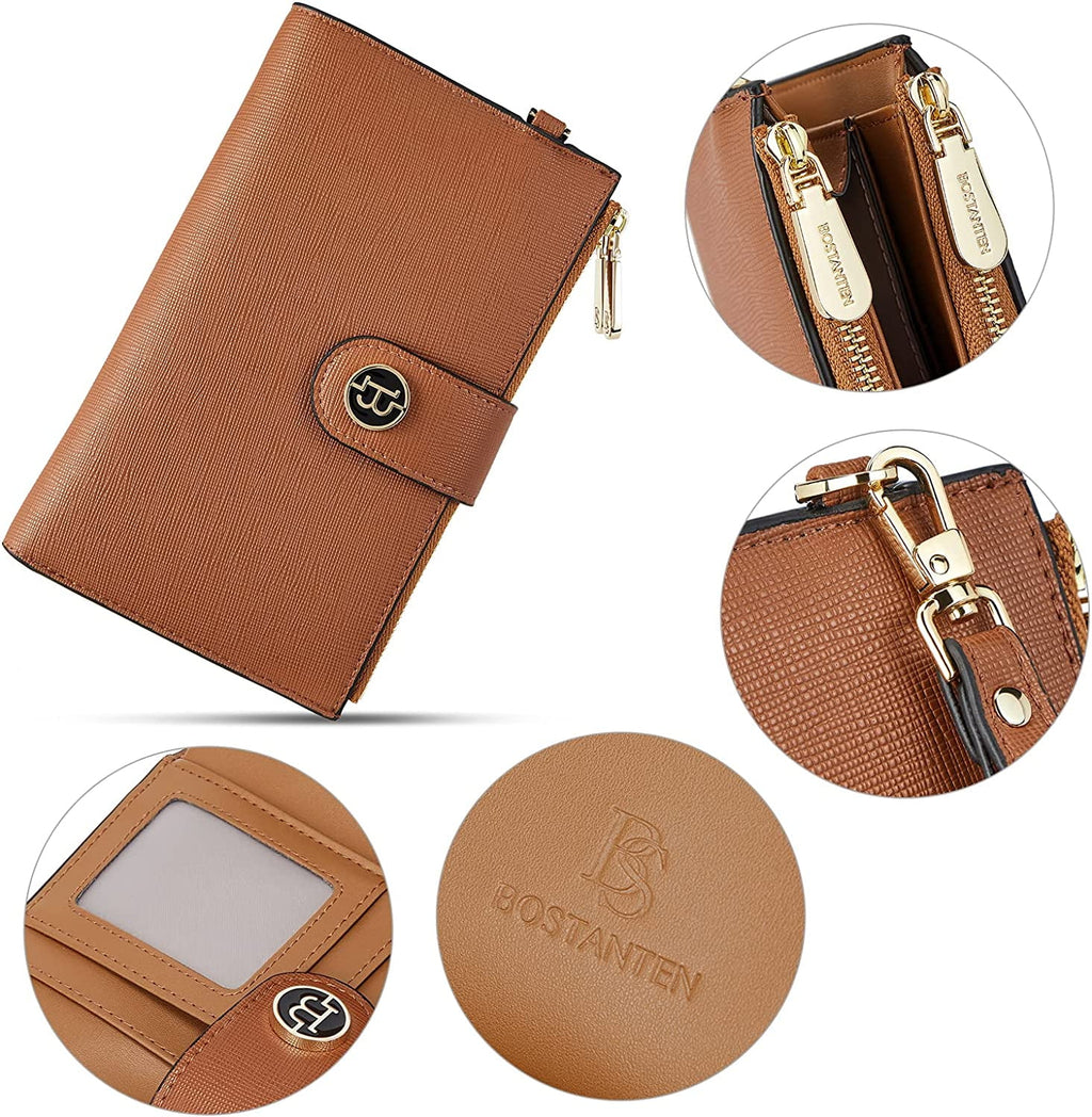 Large Capacity Leather Credit Cards Holder Phone Clutch E392