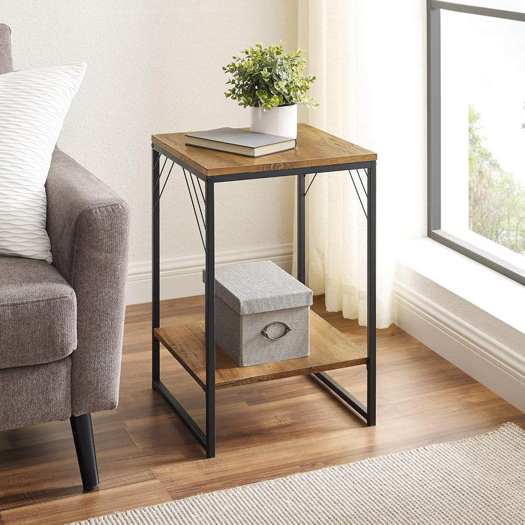 Dark Walnut Wood Storage Cabinet W89770