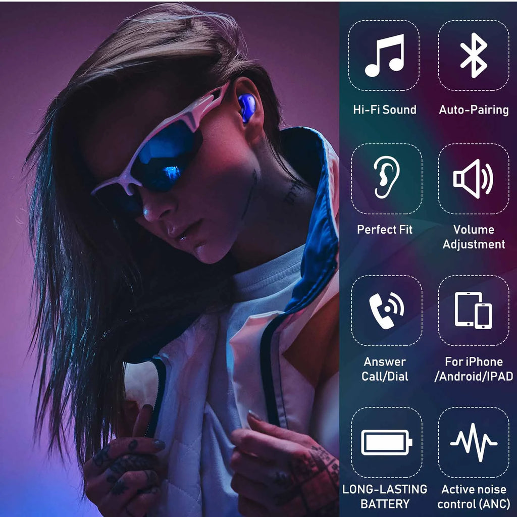 Wireless Earbuds with Microphone - BLUE U168