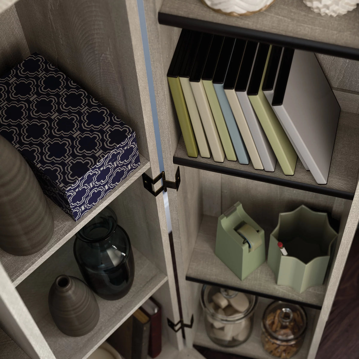 Spring Maple Finish Storage Cabinet F36733