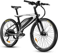 26in Carbon Fiber Electric Mountain Bike with Hydraulic Brakes and 14AH Removable Battery J28339