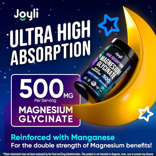 Magnesium Glycinate 500MG 200 Vegan Capsules G6105