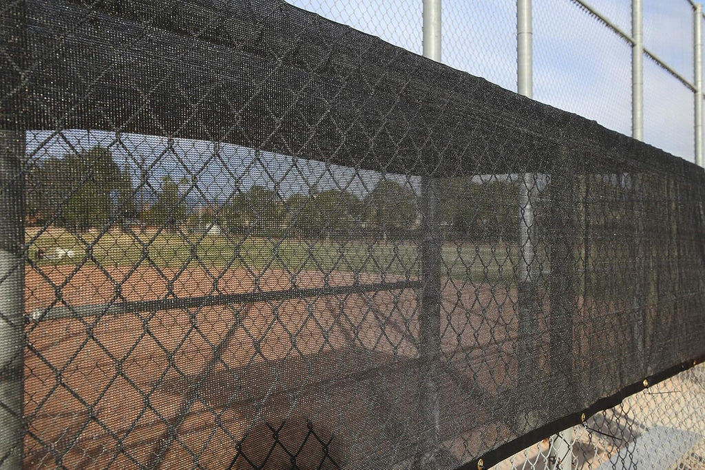 12 FT X 16 FT Heavy Duty Black Knitted Mesh Tarp with Grommets W62191