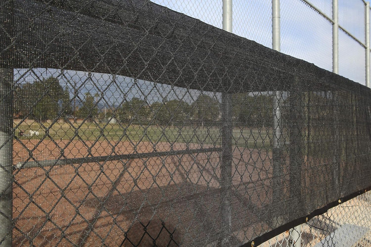 12 FT X 16 FT Heavy Duty Black Knitted Mesh Tarp with Grommets W62191