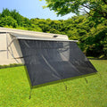 RV Awning Shade Screen with Zipper 8'X11'3'' T837