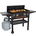 28 Inch Gas Griddle with Hard Cover Flat Top Grill E72751