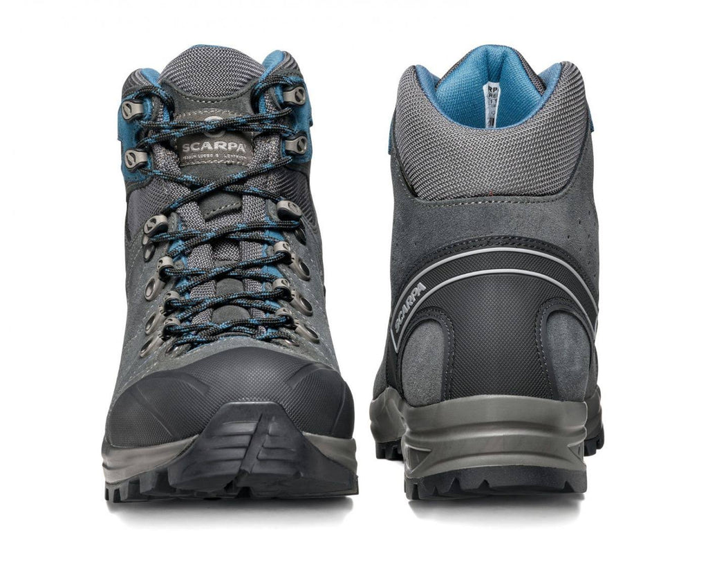 Wide Men's Shark Grey/Lake Blue Hiking Boots X7148