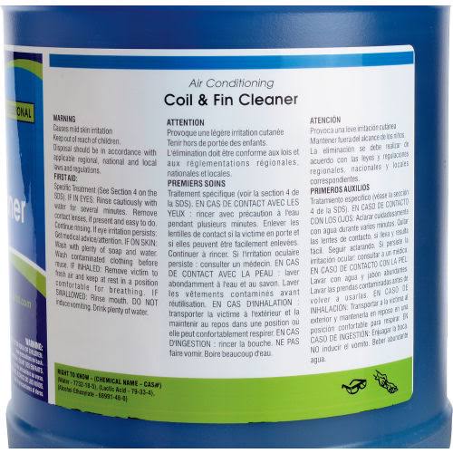 Air Conditioning Coil & Fin Cleaner Case of Four 1 Gallon Bottles J959