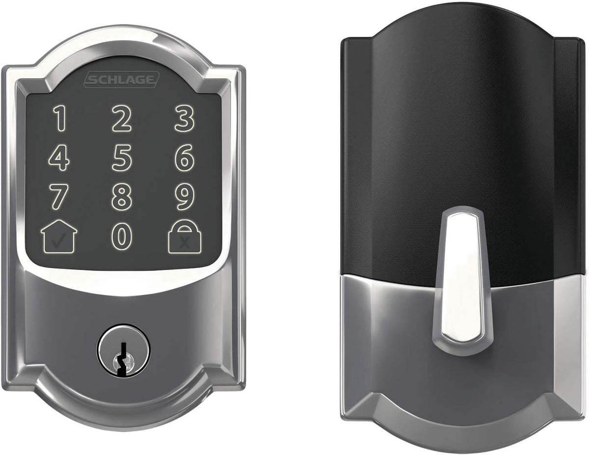 Bright Chrome Smart WiFi Deadbolt L30817