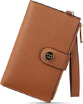 Large Capacity Leather Credit Cards Holder Phone Clutch E392