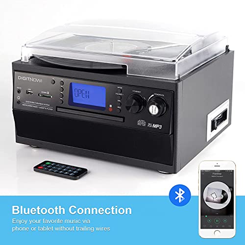 Bluetooth Record Player Turntable with Stereo Speaker A119811