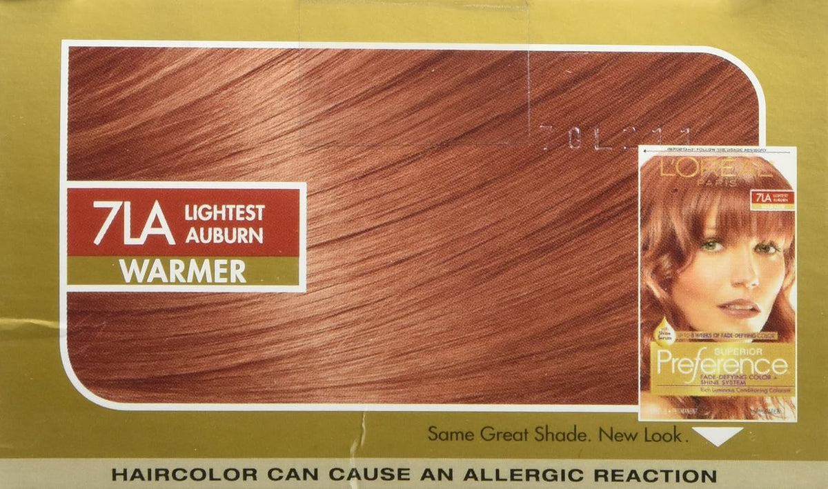 7LA Lightest Auburn Hair Color O9957