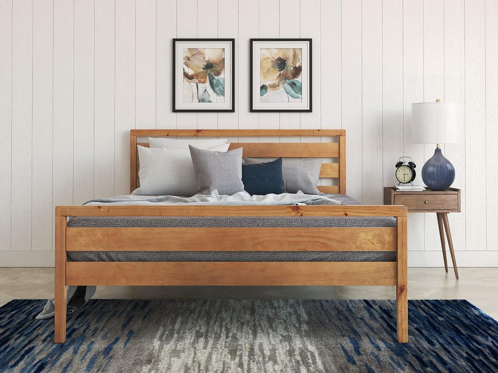 Queen Size Solid Wood Platform Bed Frame V3319