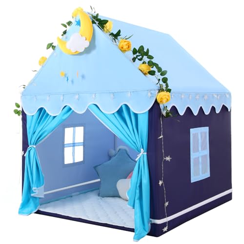Pink Kid Tent with Mat and Star Lights K742