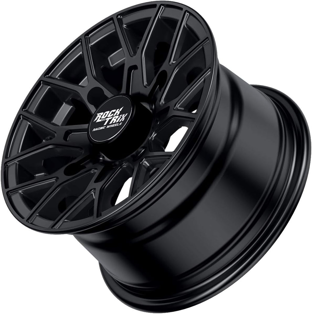 14x7 Black ATV Wheels Set of 4 W31186