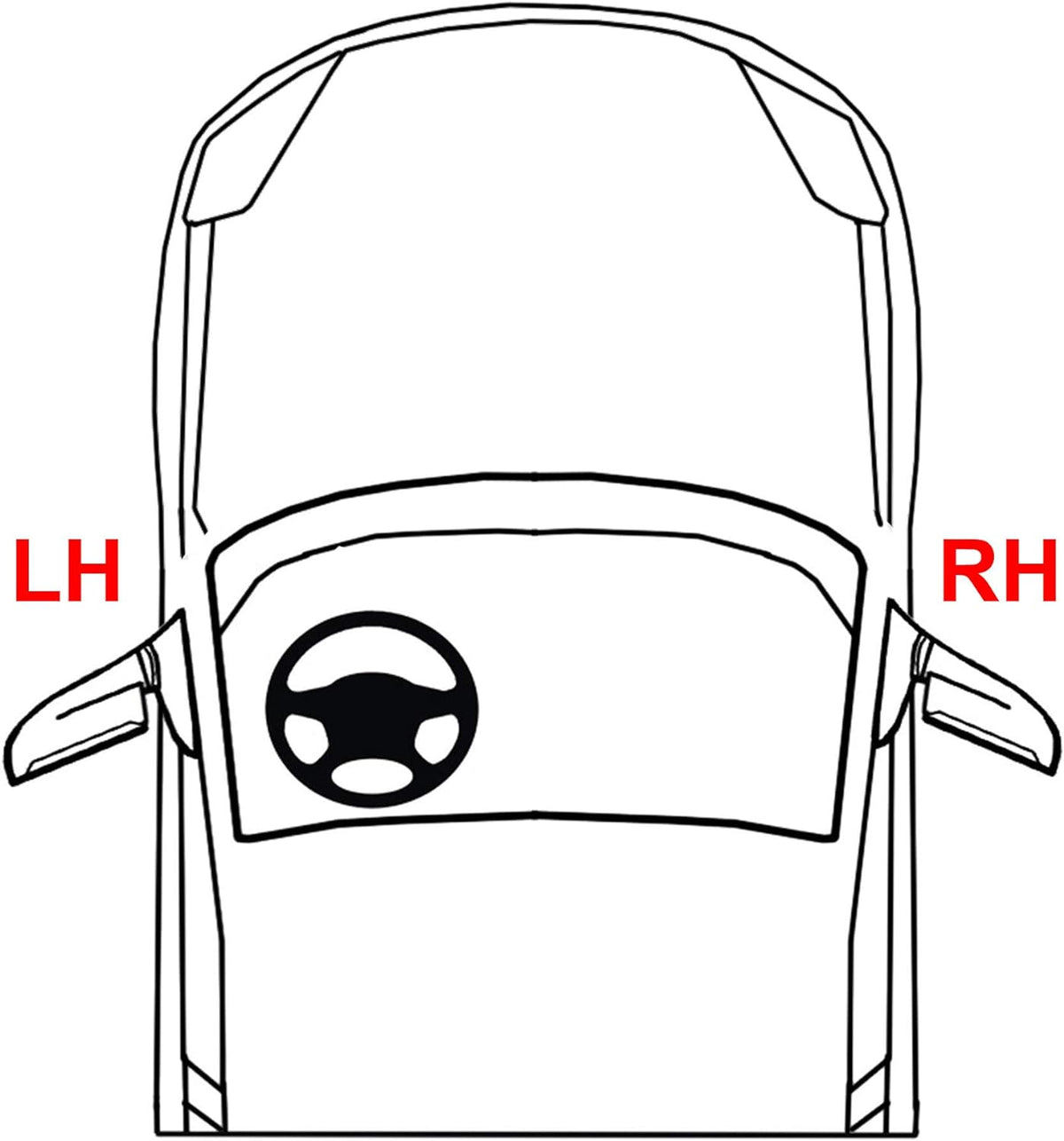 Tail Light Lens and Housing Driver Side H39351