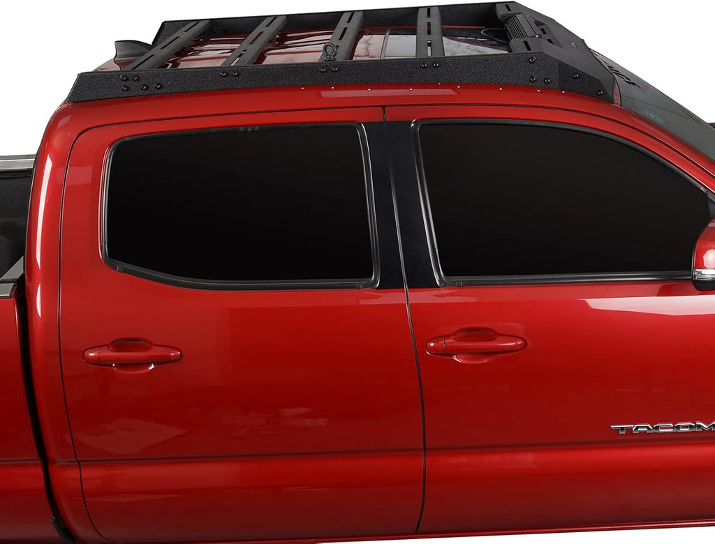 Roof Rack Basket Cargo Carrier with LED Light Bar I229