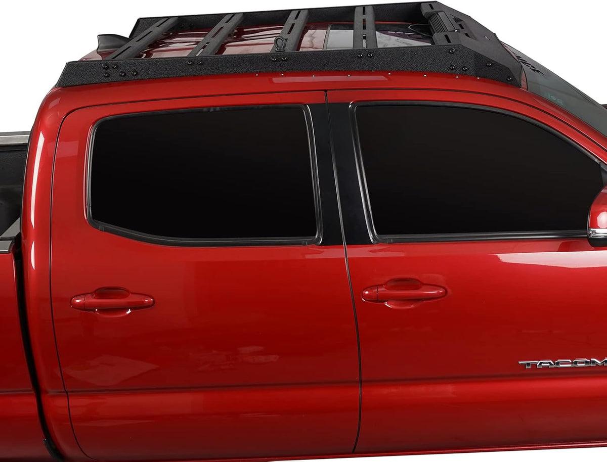 Roof Rack Basket Cargo Carrier with LED Light Bar I229