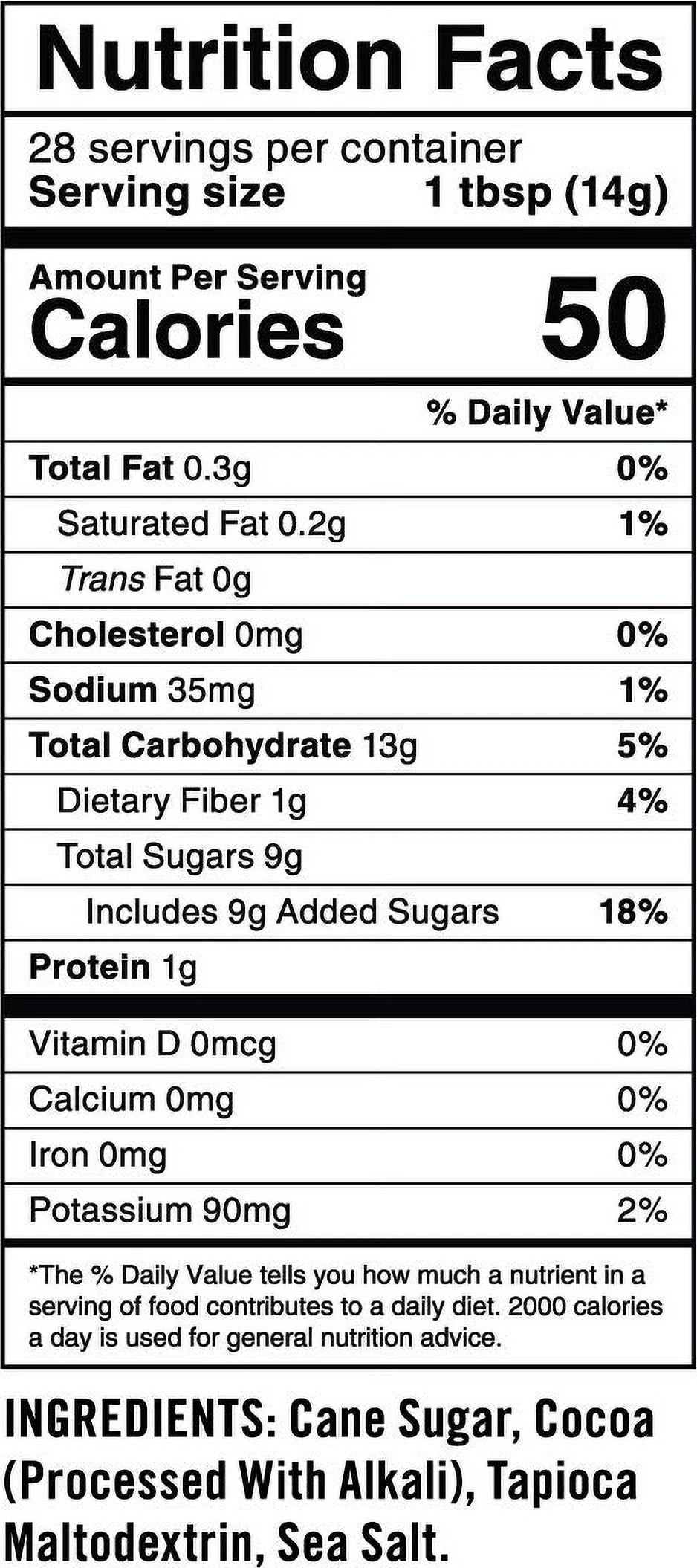 14 oz Pack of 2 Chocolate Drink Mix Powder U626834