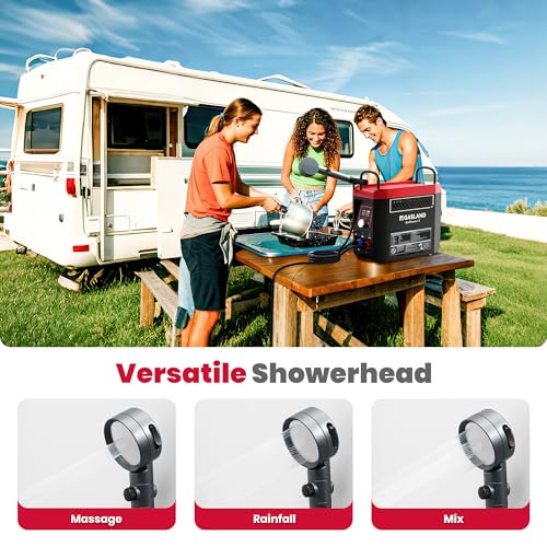 1lb Propane Portable Water Heater with Pump U299924