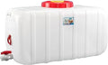White Food-Grade Plastic Water Tank with Faucet 200L A8925