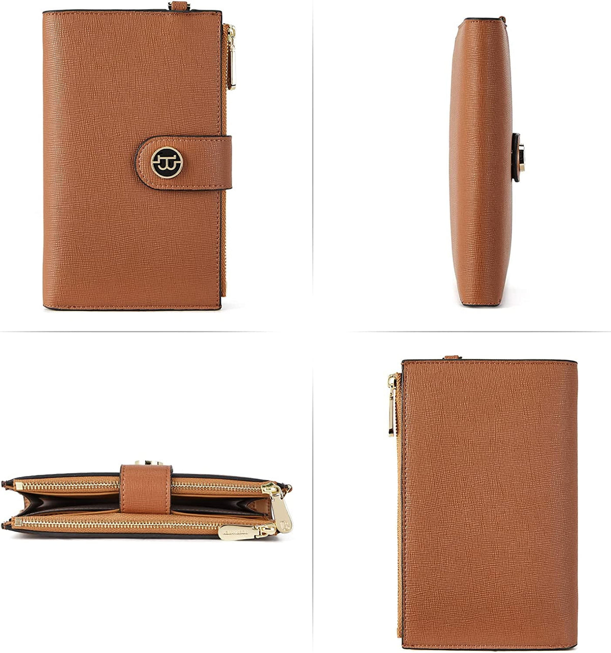 Large Capacity Leather Credit Cards Holder Phone Clutch E392