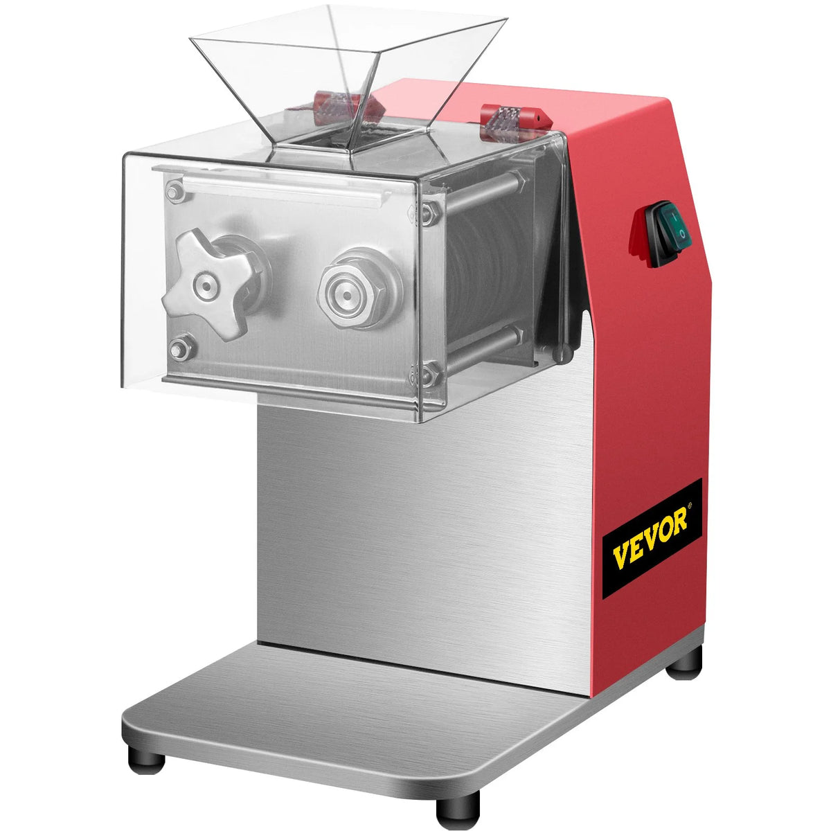 Red Electric Stainless Steel Meat Cutter with 3.5mm Blade O540
