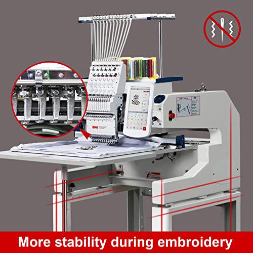 15 Needles Computerized Commercial Embroidery Machine with 15.7"x19.7" Embroidery Area F421