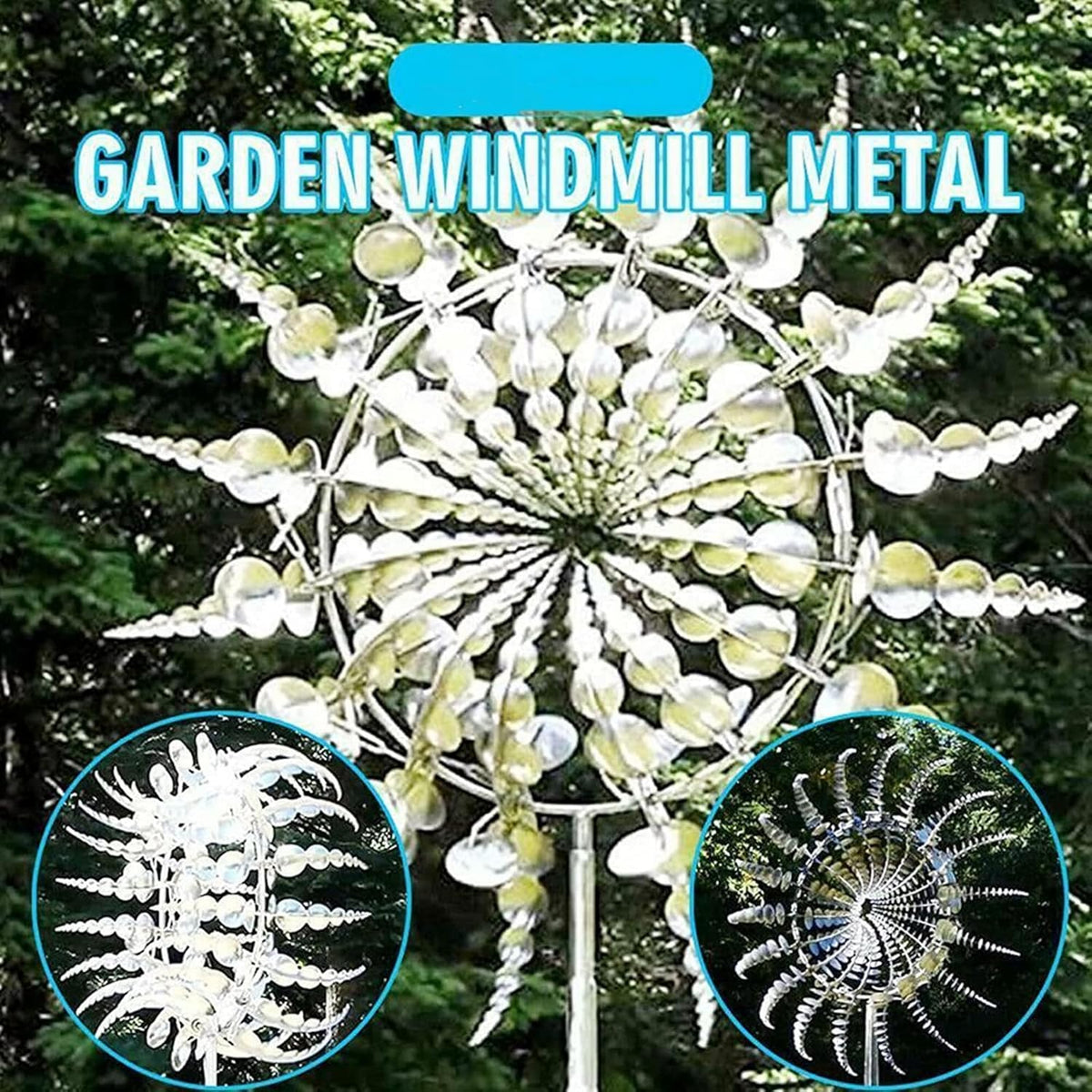 Metal Windmill Garden Decoration W7049