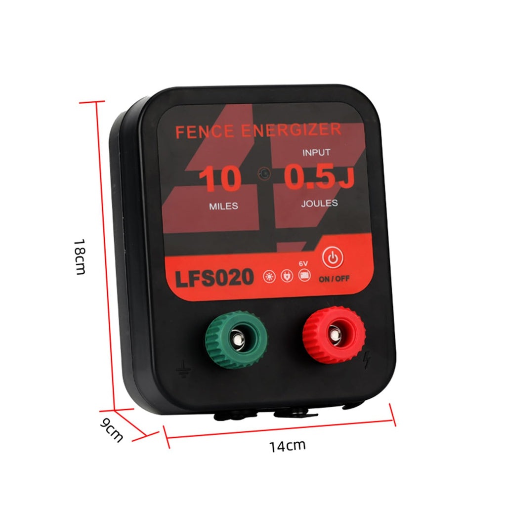 12V 0.3J 10 Miles Waterproof Electric Fence Charger Q462416