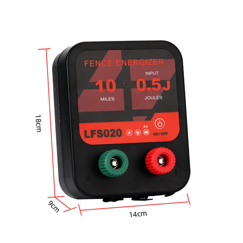 12V 0.3J 10 Miles Waterproof Electric Fence Charger Q462416