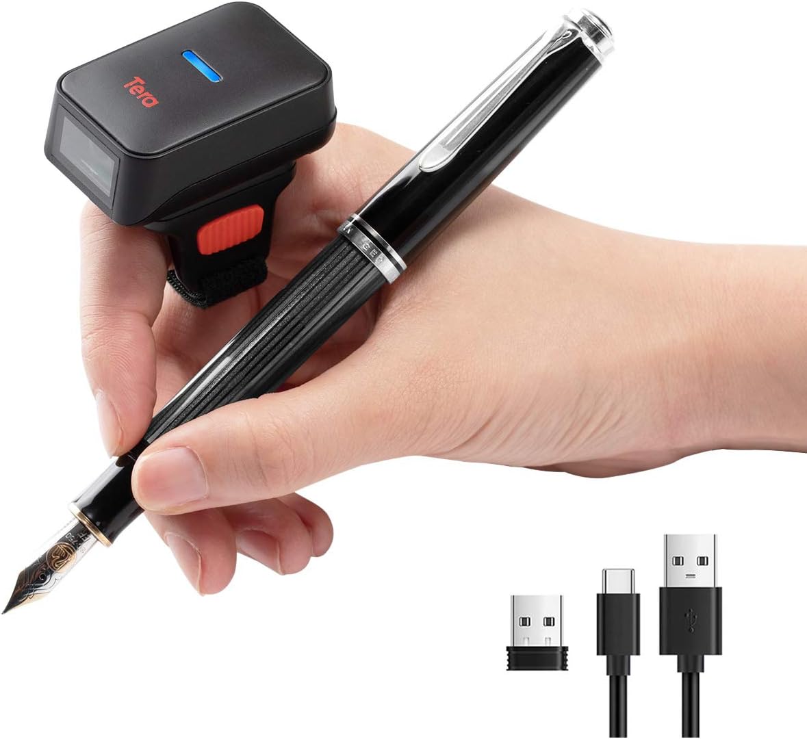 Wireless Ring Barcode Scanner with Bluetooth L30673