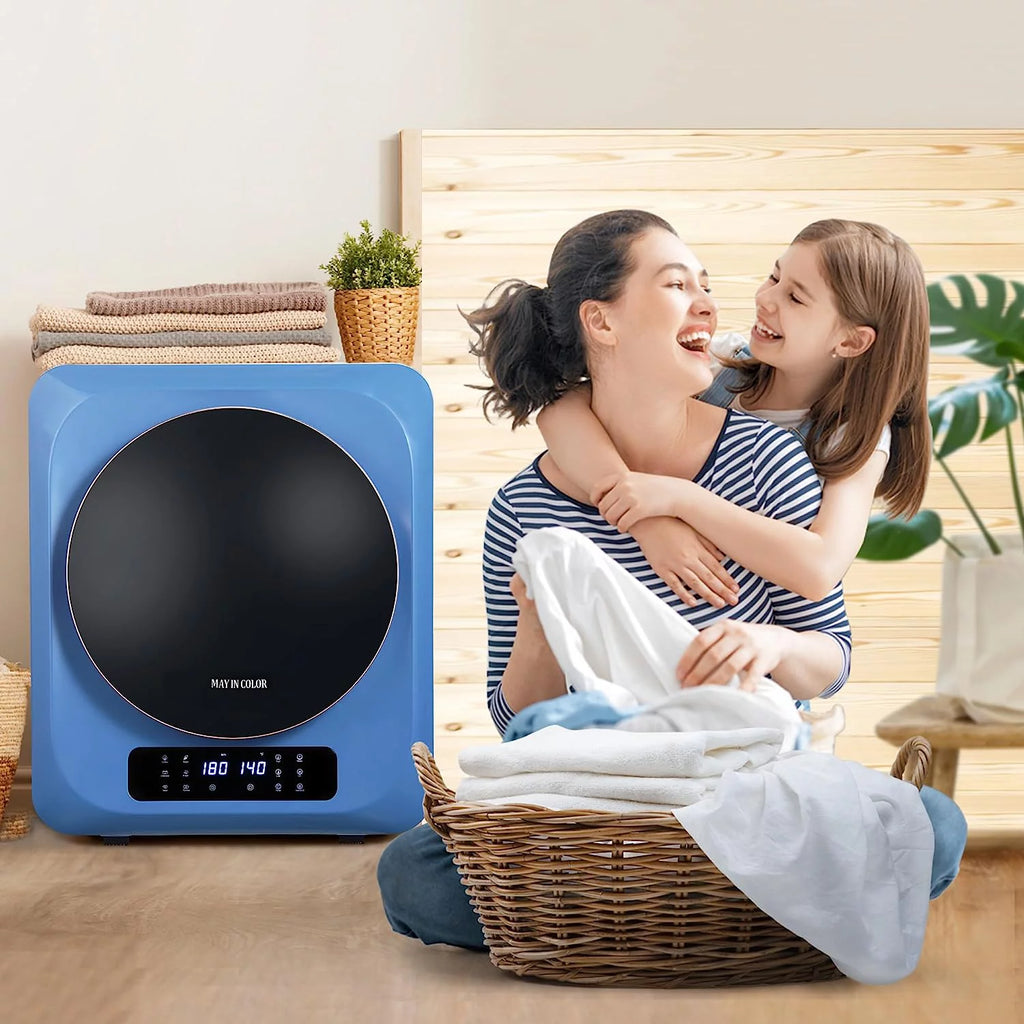 Compact Electric Clothes Dryer 8.8 Lbs 850W with Moisture Sensor I123979