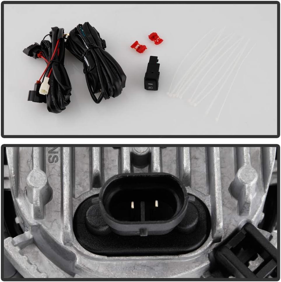 LED Bumper Fog Lights with Switch Assembly Pair P82669