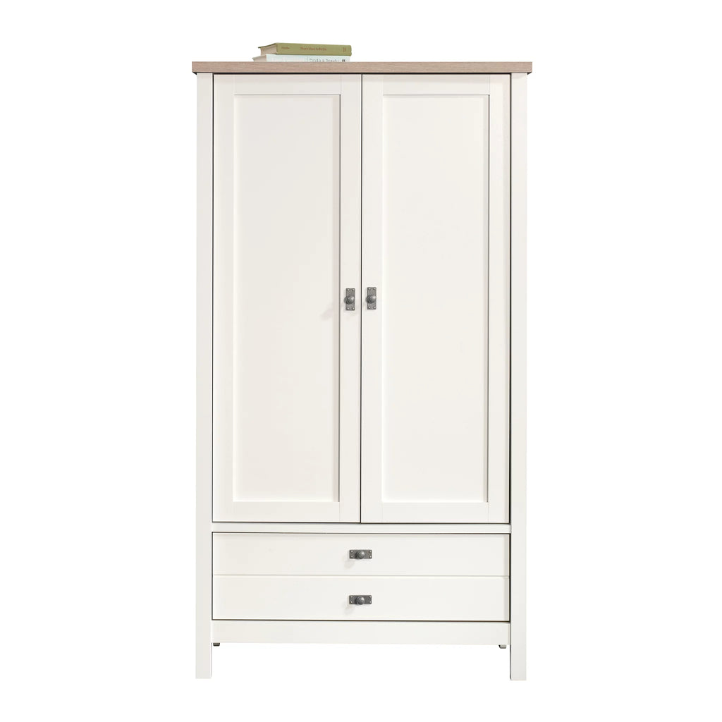 Soft White Armoire V254599