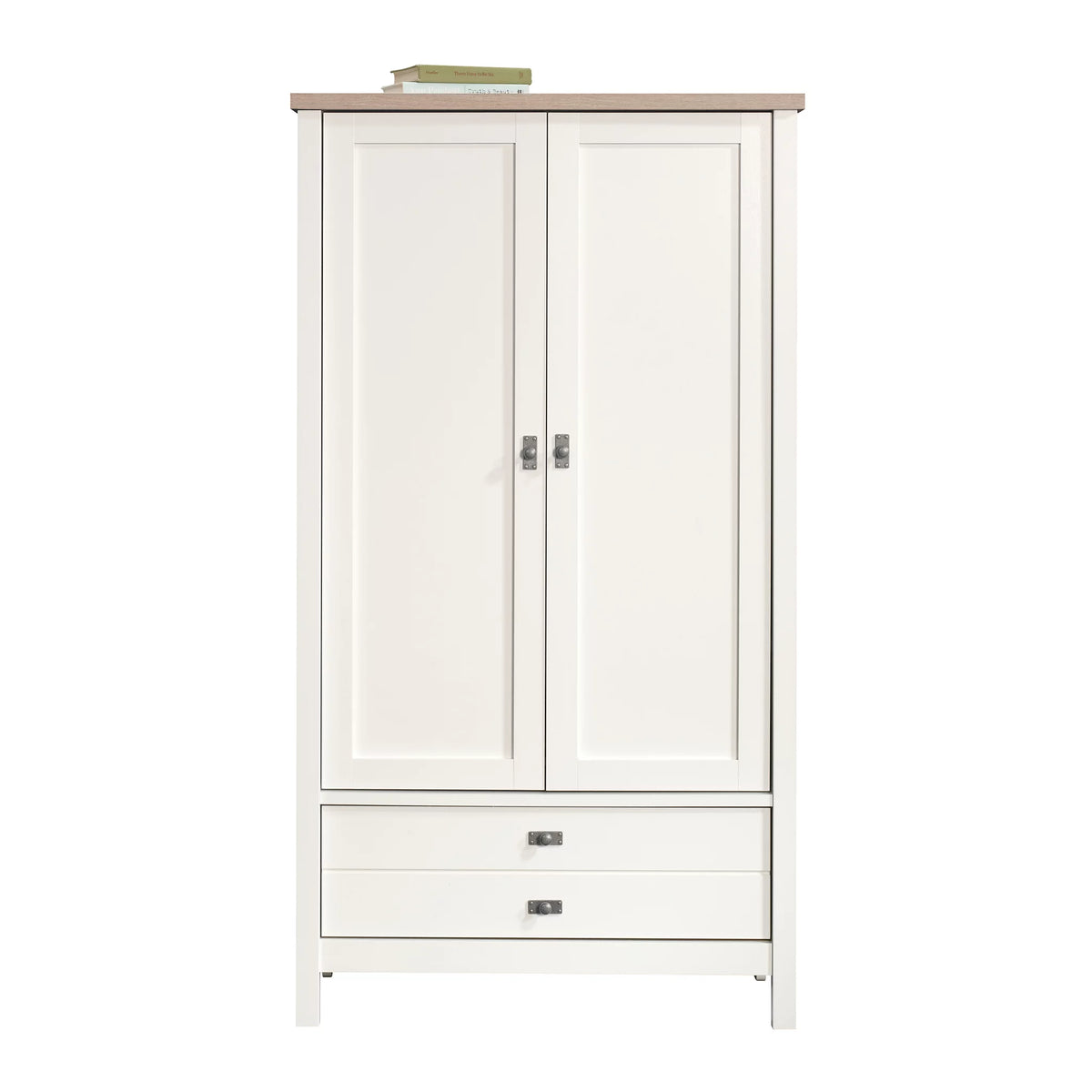 Soft White Armoire V254599