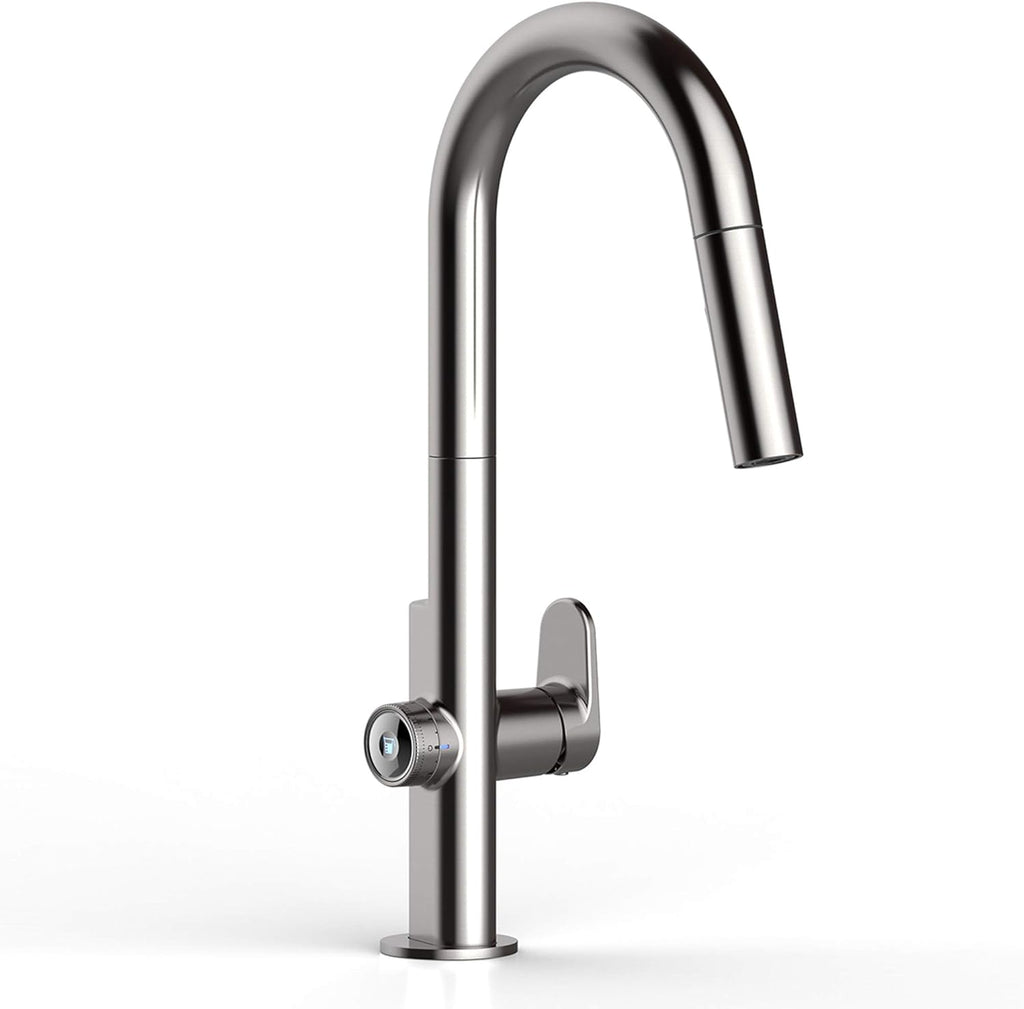 Single-Handle Pull Down Kitchen Faucet in Stainless Steel Z11812